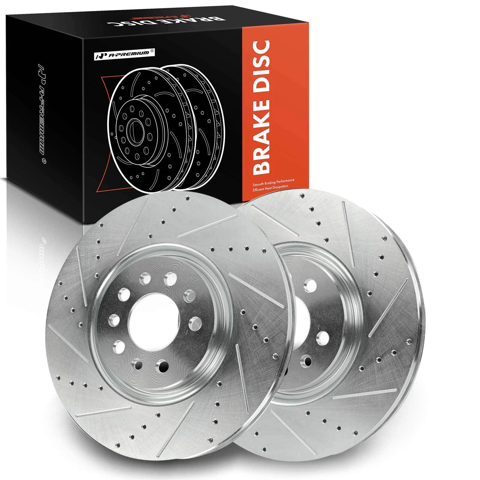 Front Side Drilled Brake Rotors for Jeep Cherokee (2014–2023)