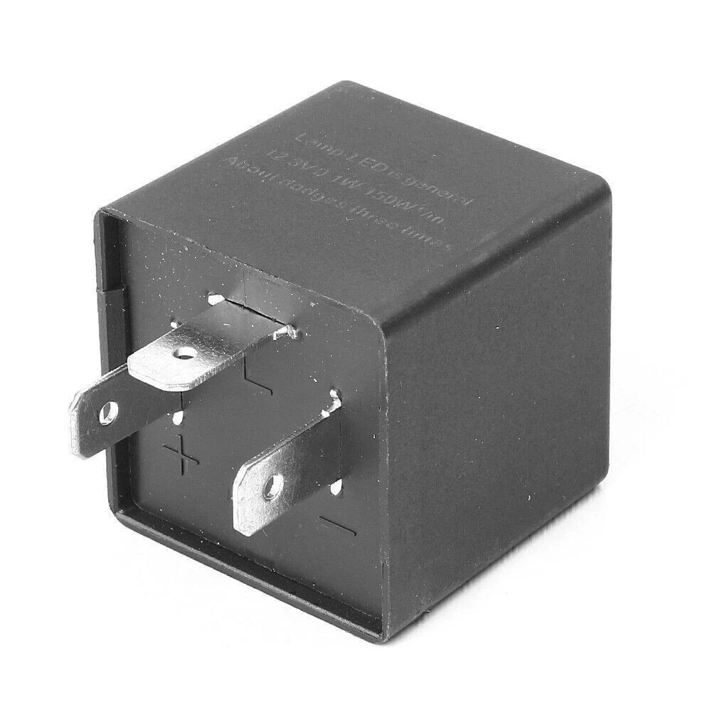 LED Adjustable Flasher Relay for CF13 Turn Signal Light (12V, 3-Pin)