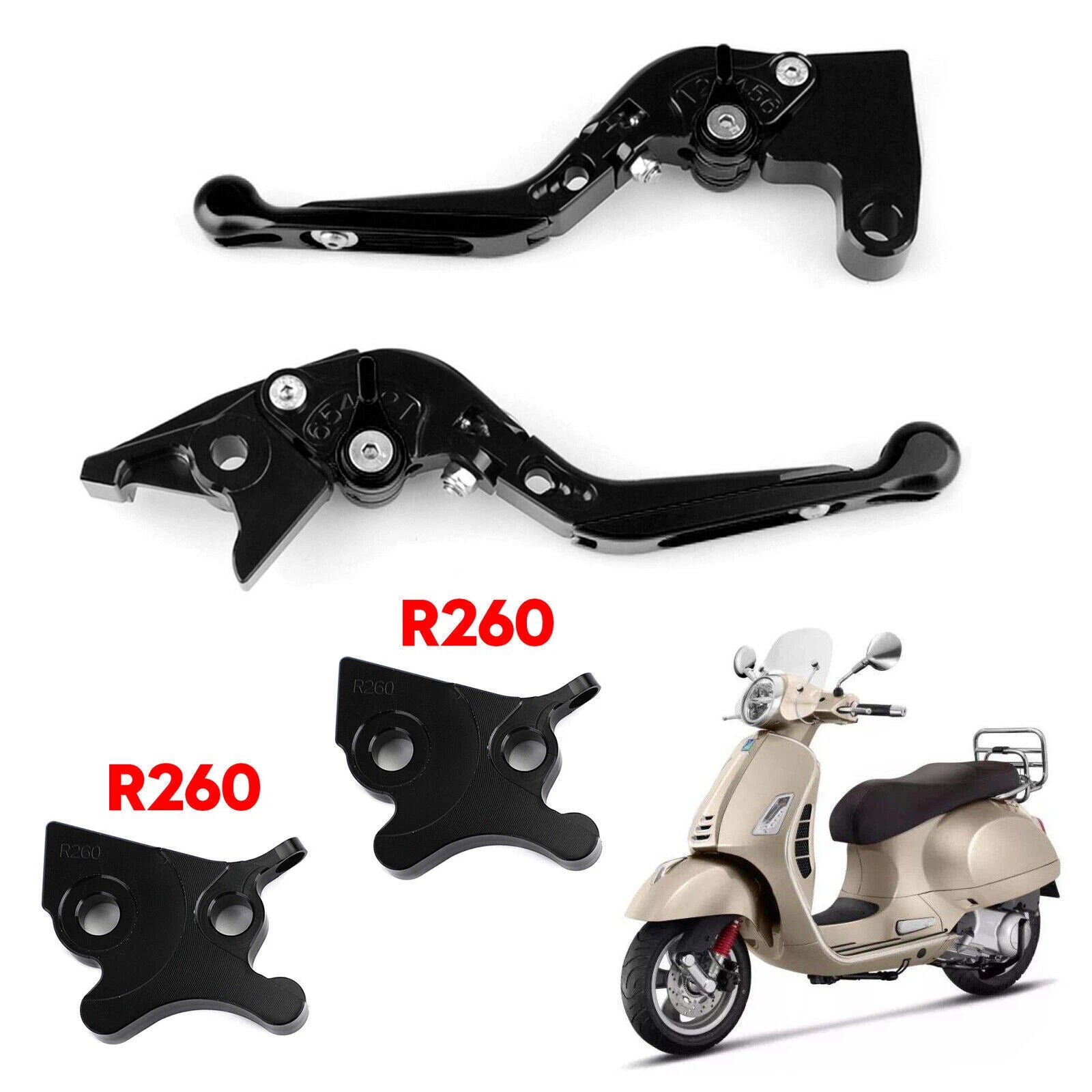 Adjustable Clutch Brake Lever for Vespa GTS 300 Super (2008–2023)