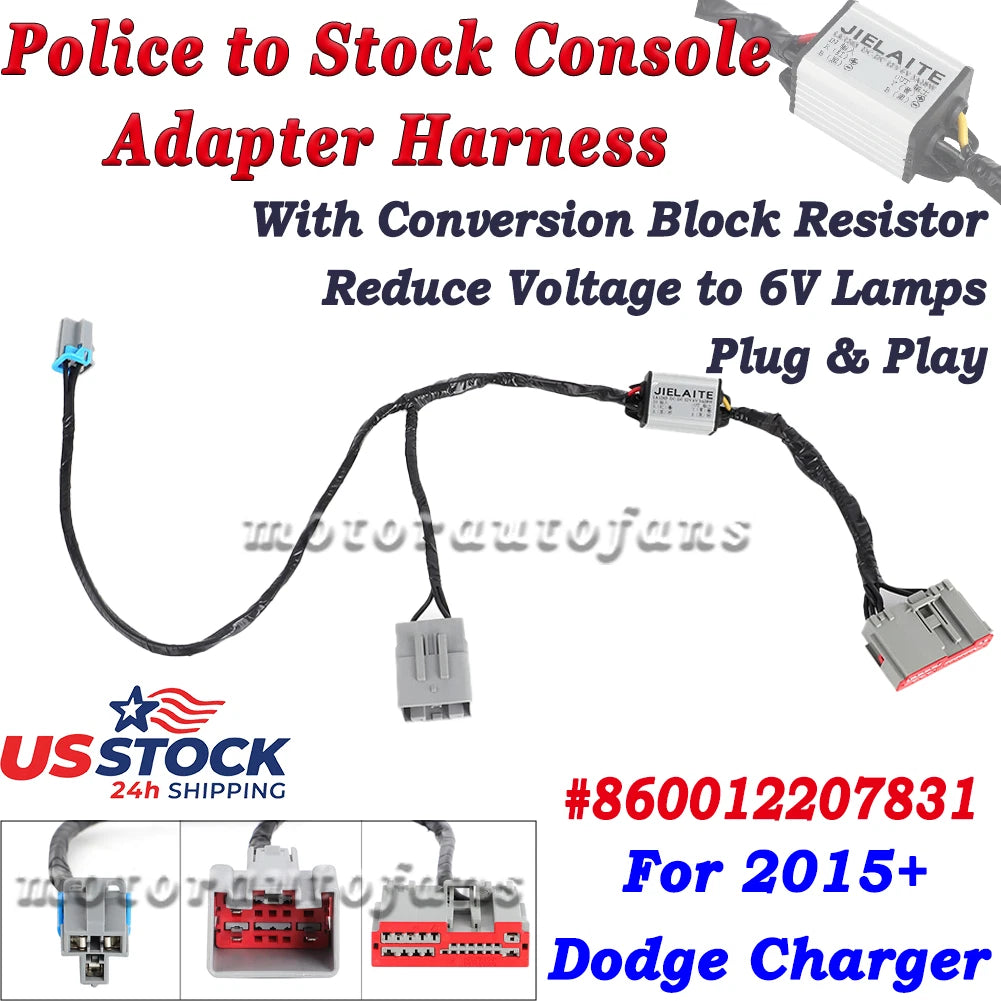 Console Adapter Harness for Dodge Charger (2015–2023) 860012207831