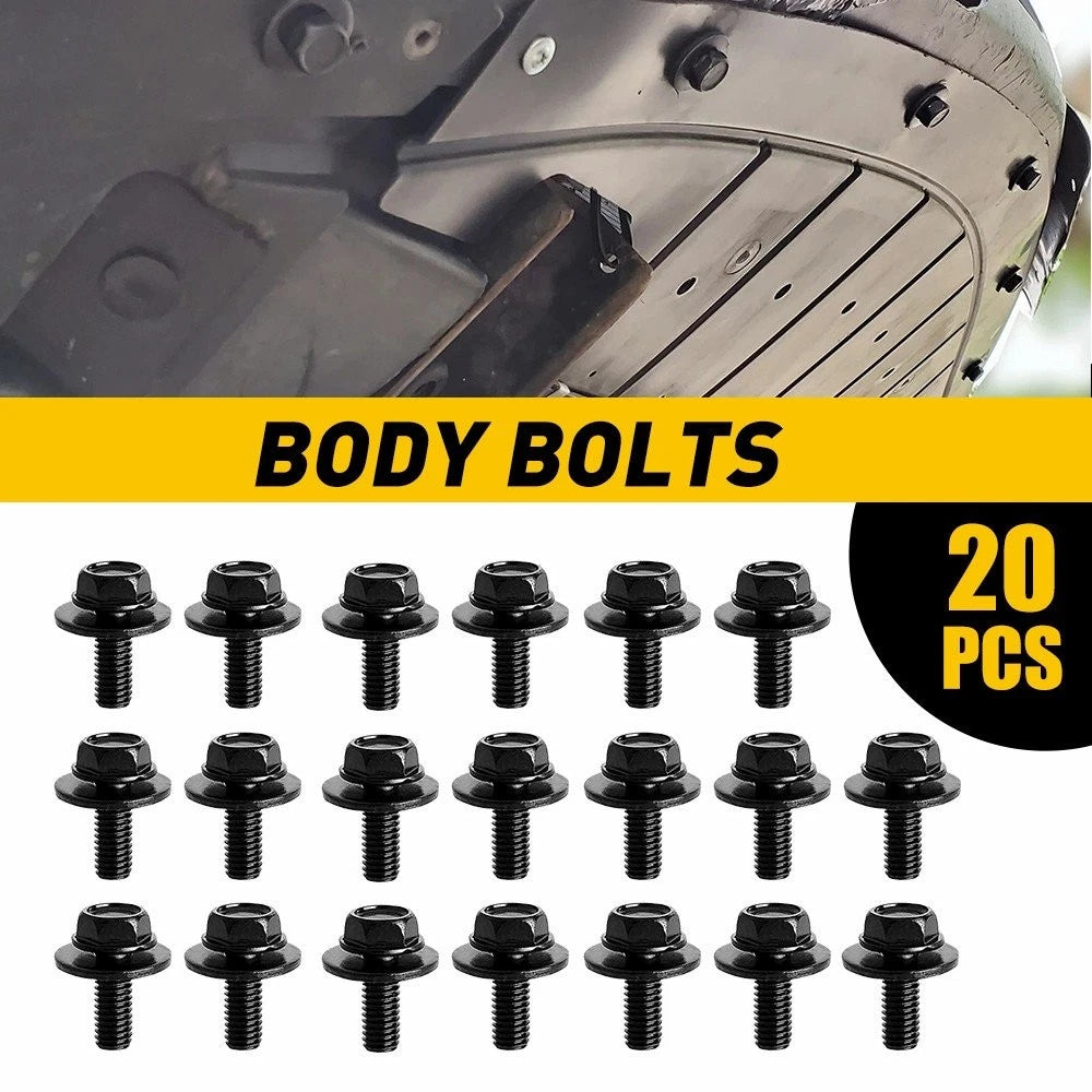 20X Body Bolts Screw Set for Fender M6-1.0x16mm (EOH)