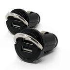 Set of 2 Dual USB Charger Adapter for Cigarette Lighter (12V-24V) FO3735-M2