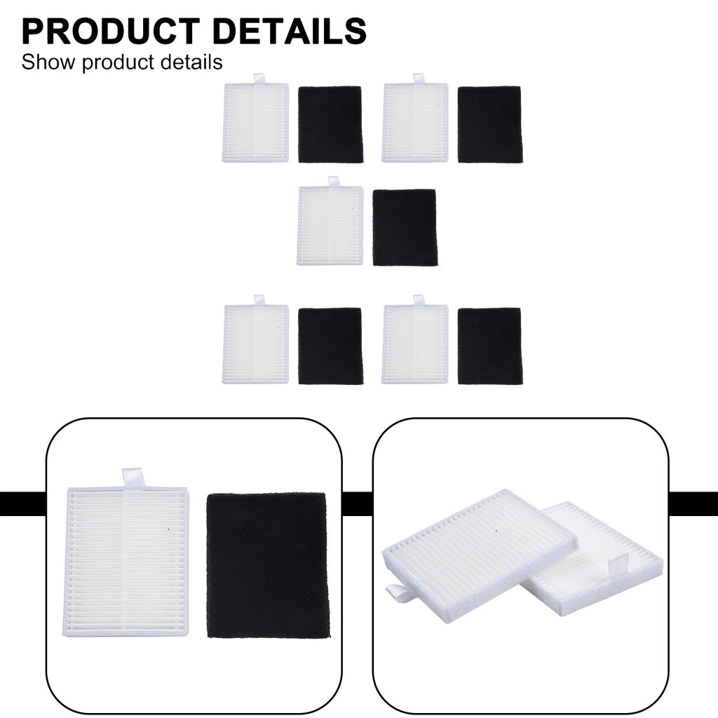 Pack of 5 Filters for Clean L50 SES L60 Vacuum