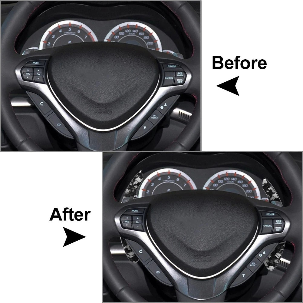Steering Wheel Shifter Paddle Extensions for Honda Acura MDX (2001–2023)