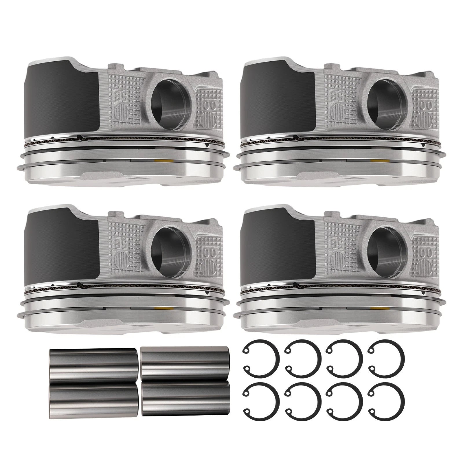 92mm Pistons w/ Rings for Subaru Impreza 2.0L DOHC Turbo EJ20 (2002–2005) 12006AC350