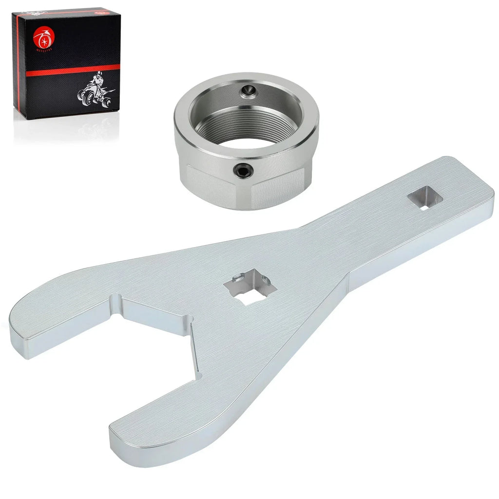 2 x Axle Nut Wrench Tool 46mm & Axle Lock Nut for Yamaha Raptor (2008–2024)