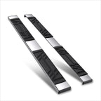 Set of 2 Polished Side Step Pads for GMC Acadia (2018–2023)