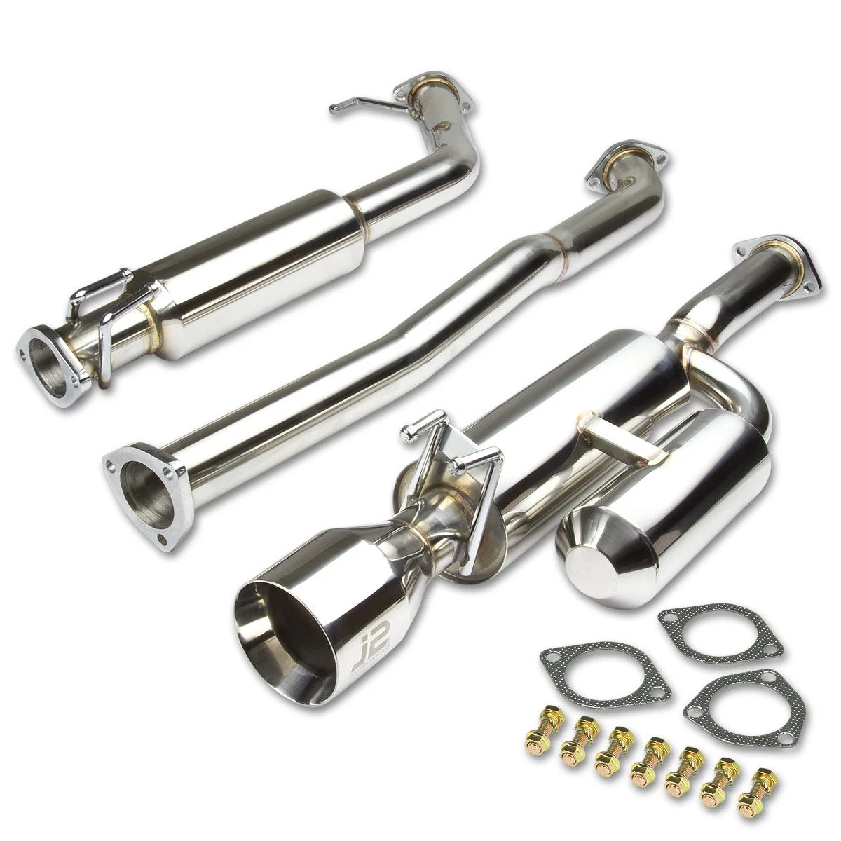 4.5" Catback Exhaust with Dual Muffler for Honda Civic Si (2007–2011)