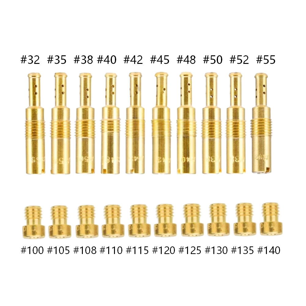 20-Piece Carburetor Jet Kit for GY6 125cc 150cc 200cc 250cc