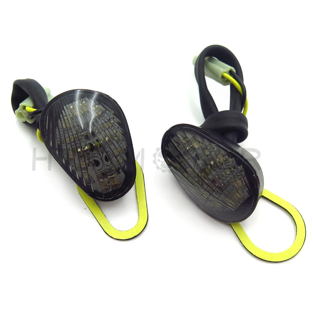 Smoke Euro LED Flush Mount Turn Signal for Yamaha YZF R1 R6 R6S (2006–2008)