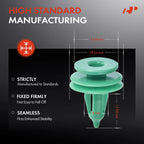 30Pcs Door Panel Retainer Clips for Jeep Grand Cherokee