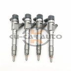 Set of 4 Fuel Injectors 0445120126 for Kobelco Excavator SK130-8 SK140-8