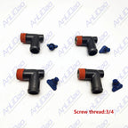 4Pcs Stainless Manifold Drain Elbow Kit for Mercruiser (22-862210A01)