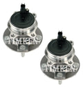 Set of 2 Rear Timken Wheel Bearing and Hub Kit for Ford Focus (2012–2017)
