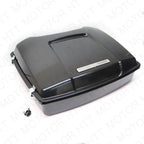 Unpainted Black Tour Pak Trunk for Harley Touring (1997–2008)