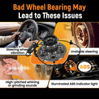 Front Driver Wheel Hub & Bearing for GMC Canyon 4WD (2004–2008) 15100274