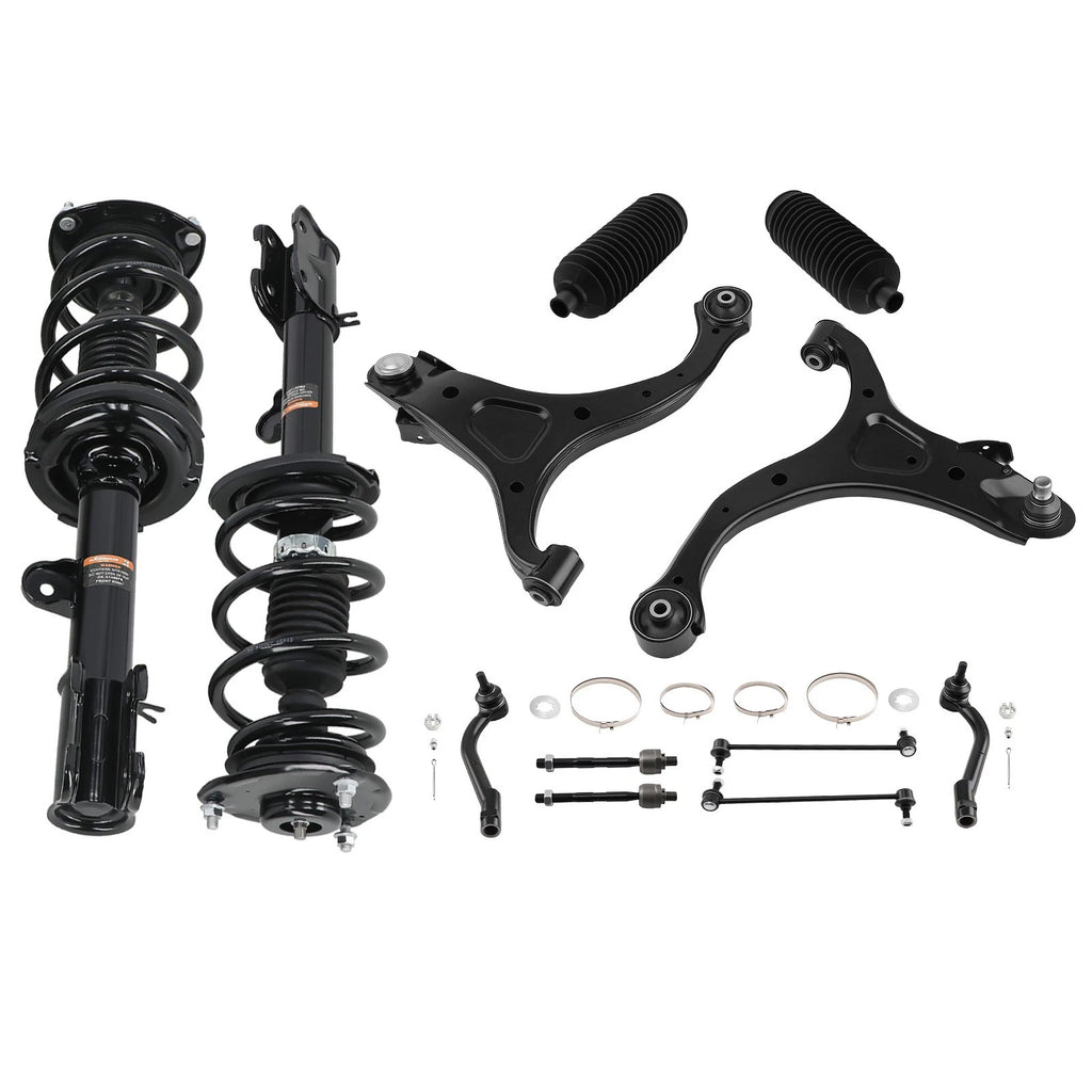 Suspension Kit Front Strut Upper & Lower Control Arms For Kia Sorento 2011-2013