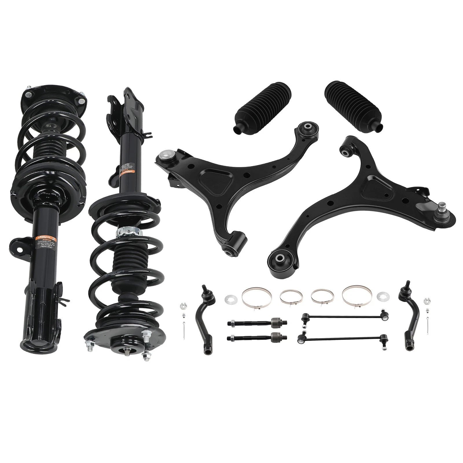 Suspension Kit Front Strut Upper & Lower Control Arms For Kia Sorento 2011-2013