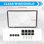 Scratch Resistant Full Front Windshield for Can-Am Defender HD5/HD8/HD10 (2016–Present)