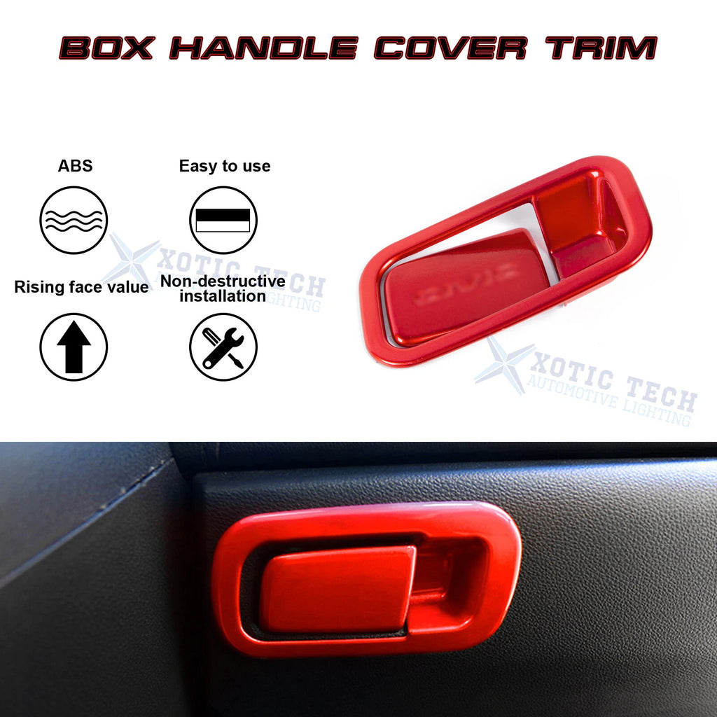 Sporty Storage Box Handle Overlay Molding for Honda Civic 2016-2021