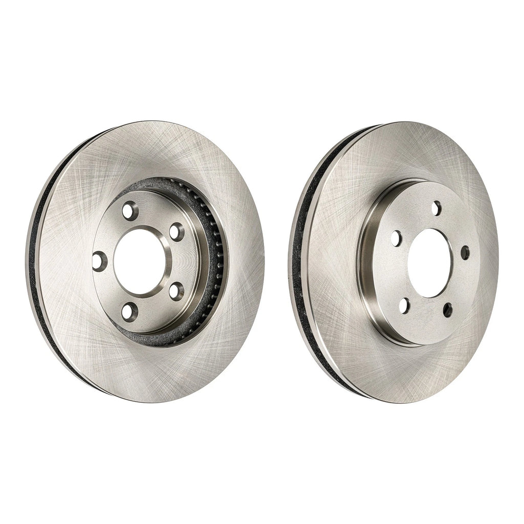 Front Vented Disc Brake Rotors for 2005–2010 Ford Mustang V6 (4.0L) Pair