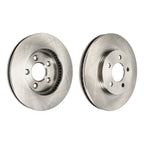 Front Vented Disc Brake Rotors for 2005–2010 Ford Mustang V6 (4.0L) Pair