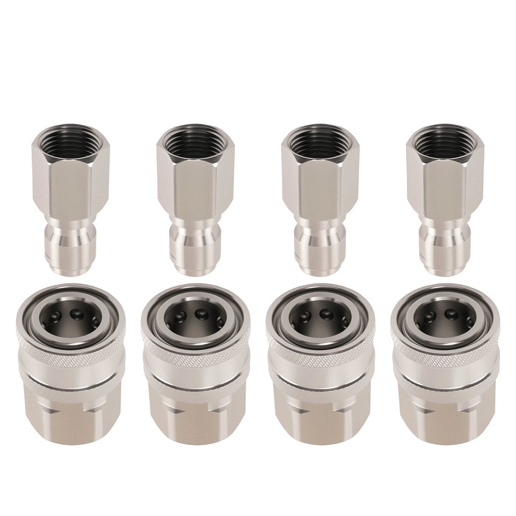 Set of 4 Quick Pressure Washer Adapters for Telescoping Wand