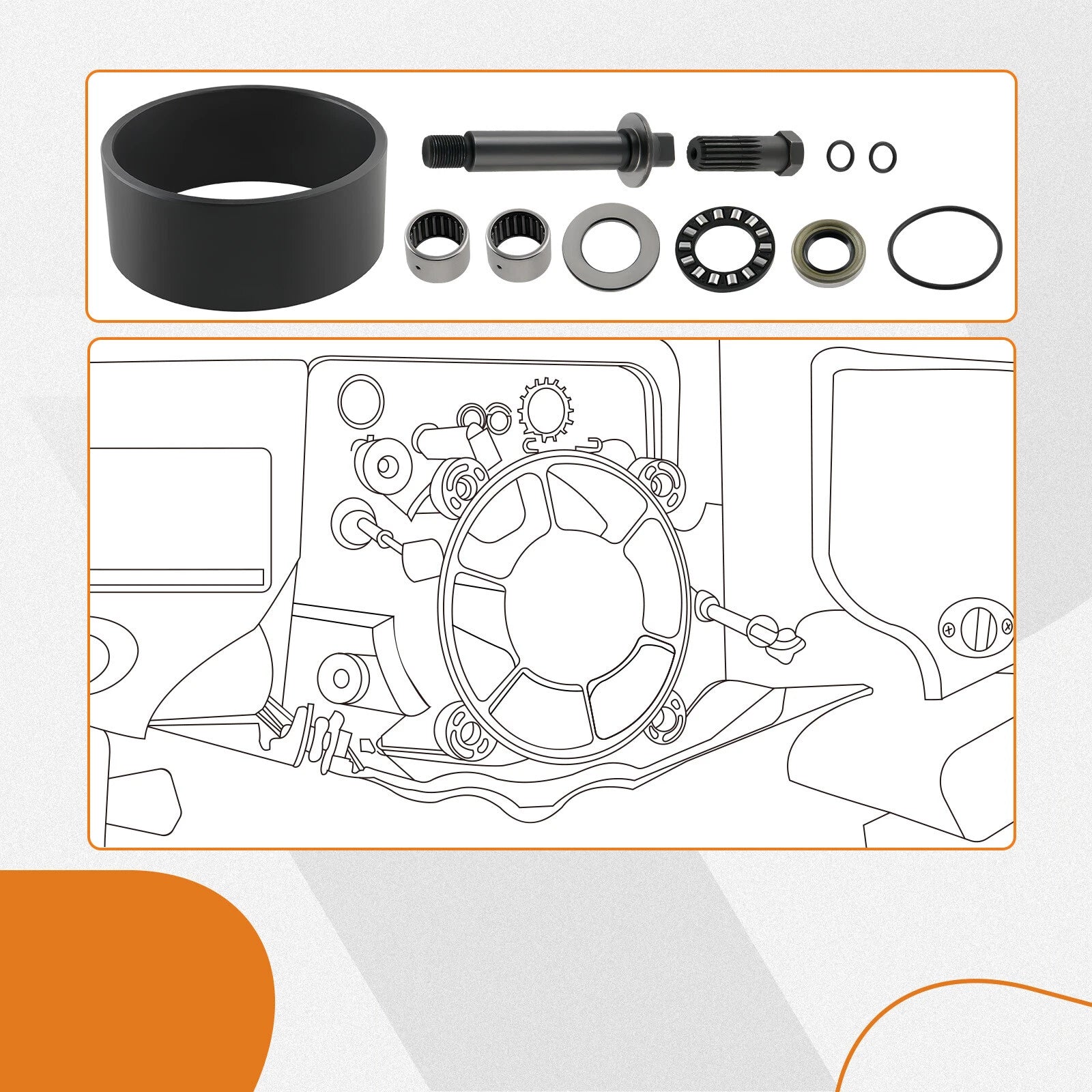 Jet Pump Rebuild Kit for SeaDoo (1998-2006)