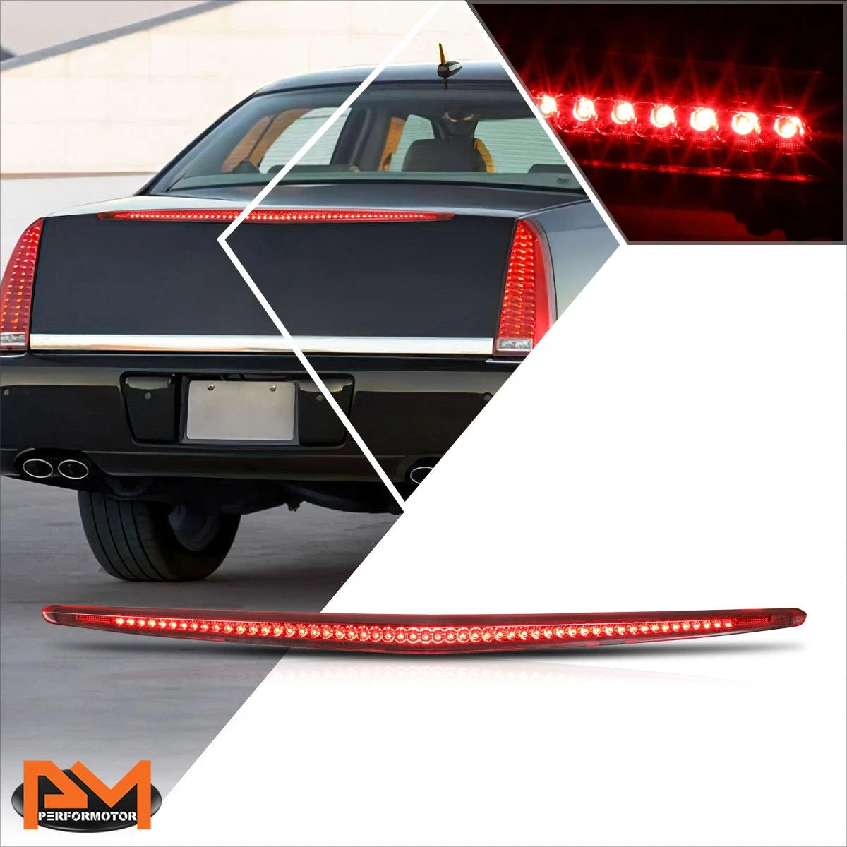 Full LED Third Tail Brake Light for Cadillac DTS (2006–2011)