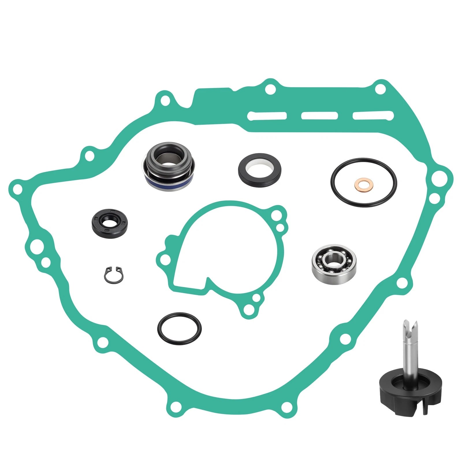 Water Pump Rebuild Kit for Yamaha Viking VI (2015–2024) - Impeller, Shaft Seal, Gasket