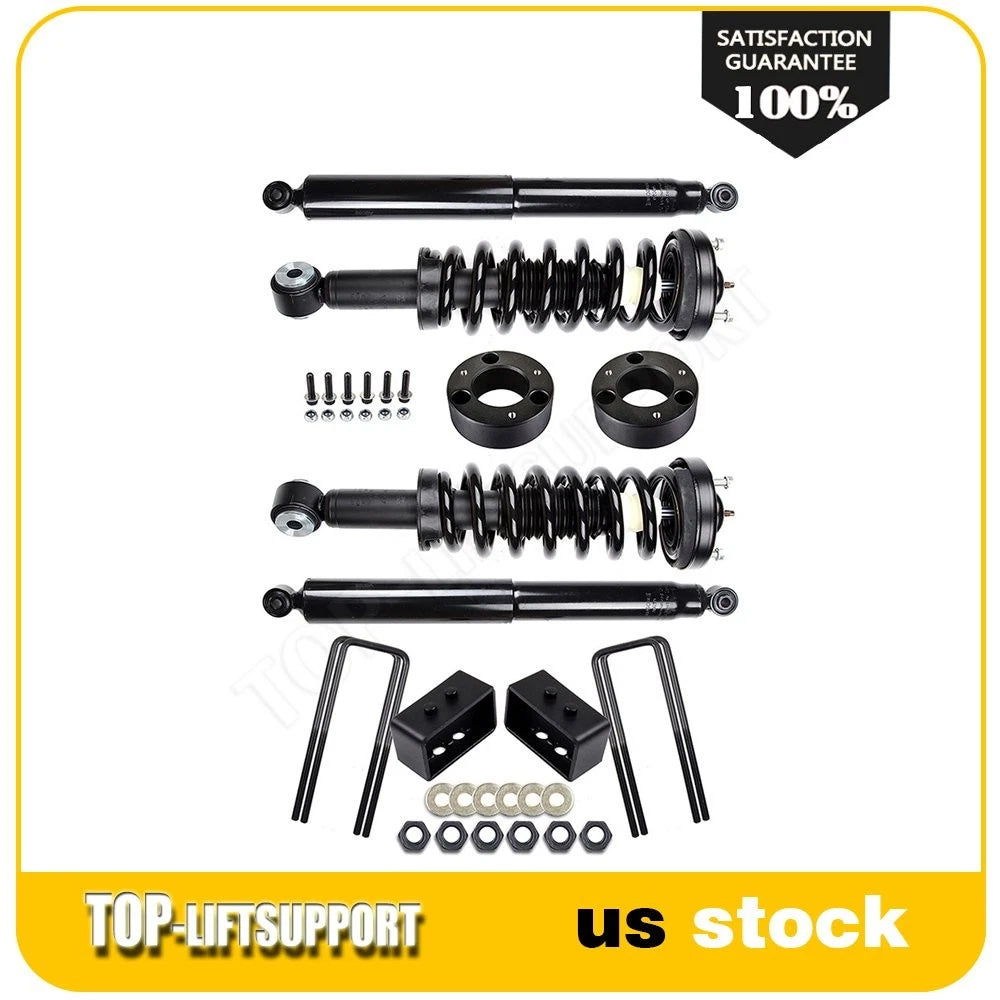 Set of 4 Leveling Kit & Struts for Ford F-150 (2004–2008)
