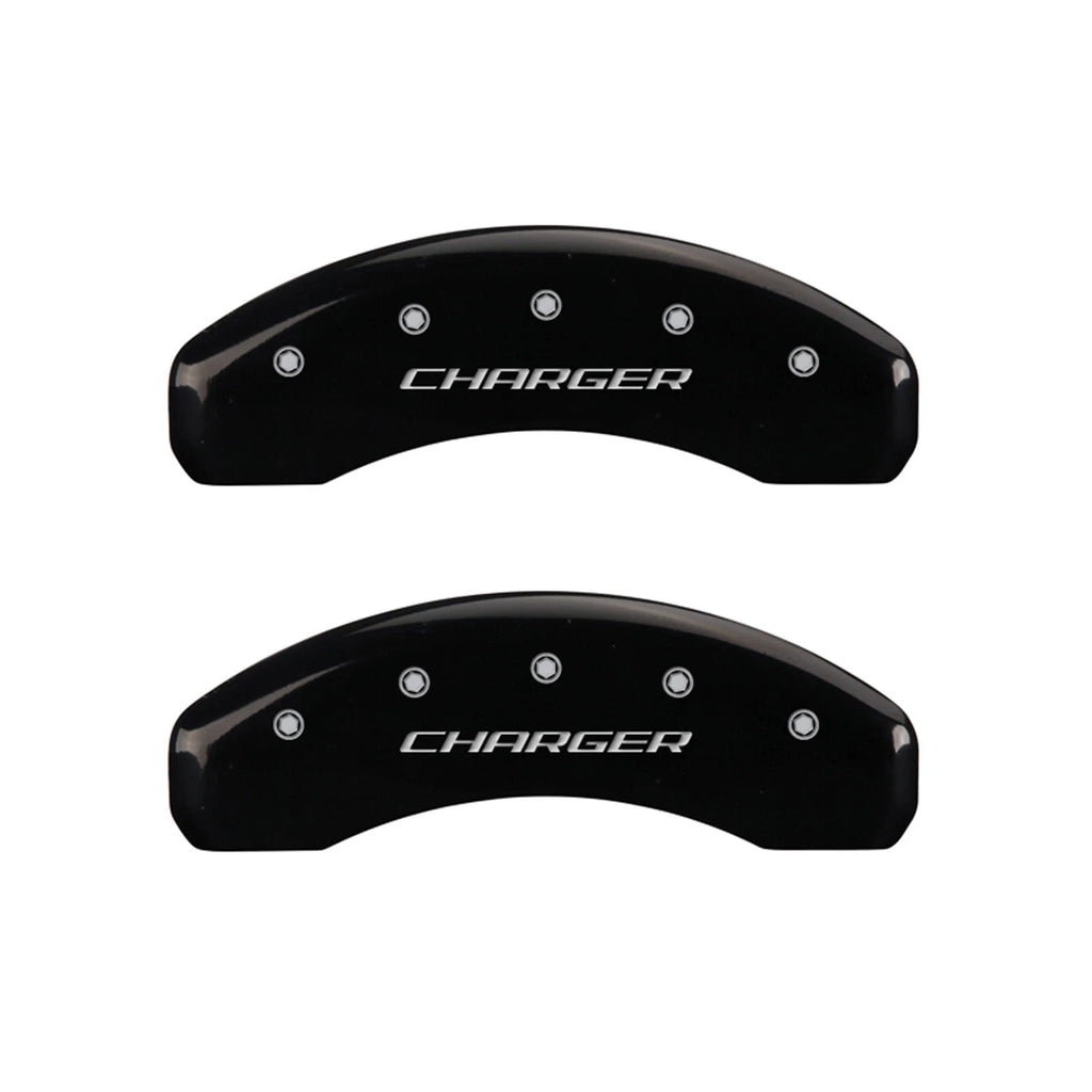 Set of 4 Gloss Black Caliper Covers for 2006–2018 Dodge Charger