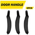 3PCS Black Inner Door Handle Pull Cover for BMW X5 X6 E70 E71 E72 (2008–2013)