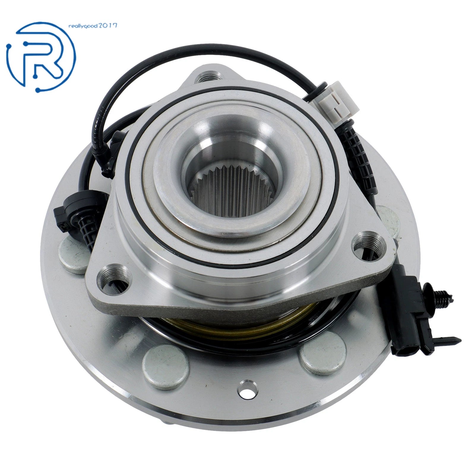 Set of 2 Front Wheel Bearing Hubs for Chevy Silverado 1500 (2007-2018)