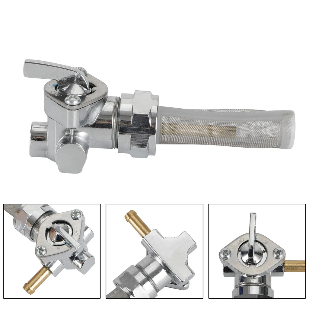 Gas Tank Fuel Cock Valve Petcock for Harley XL883 XL1200 Sportster (1991–1994)