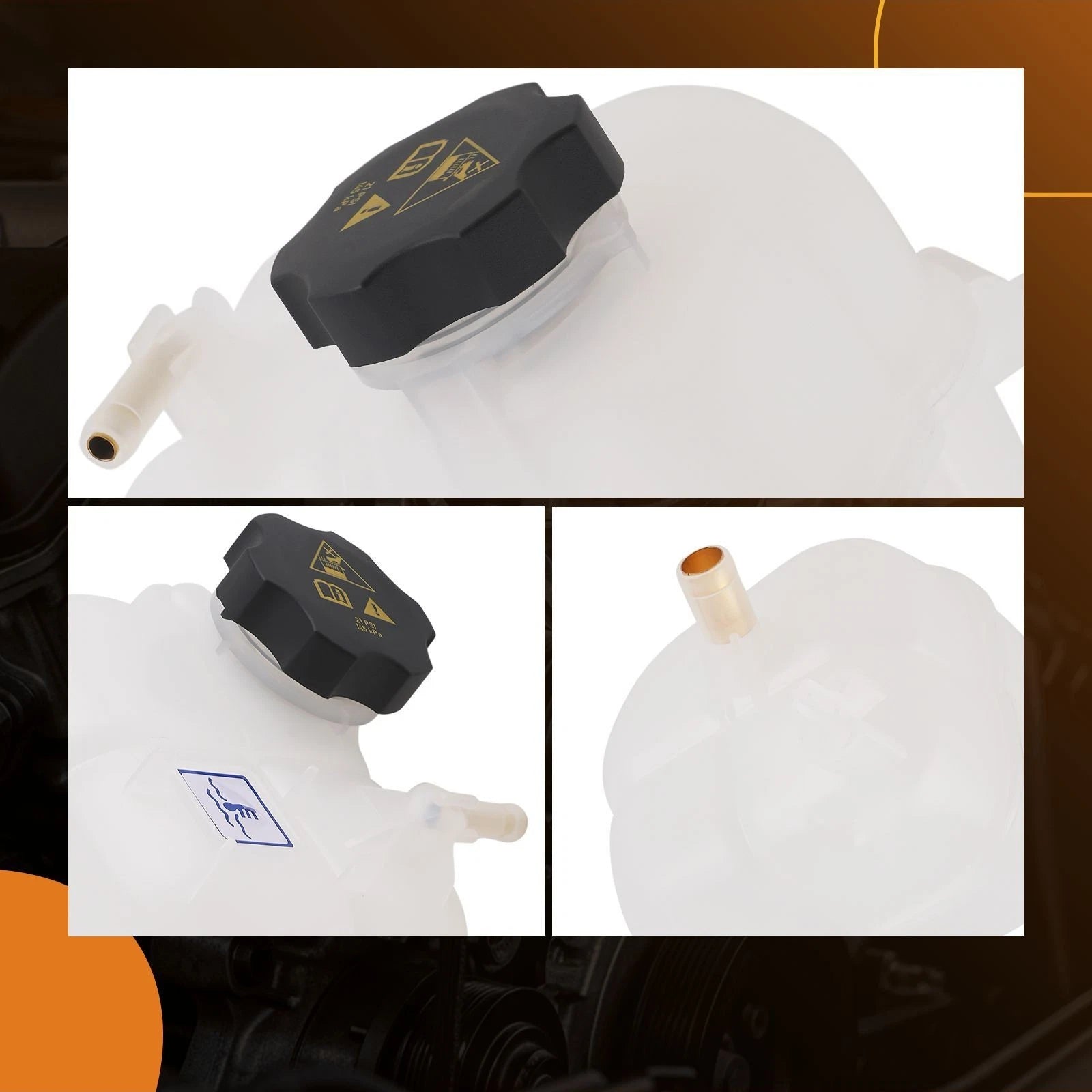 Engine Coolant Reservoir Tank for Chrysler 200/Jeep Cherokee (2014–2018)
