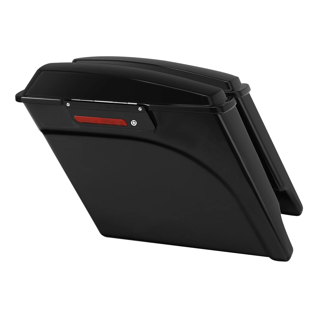 5" Stretched Hard Saddlebags & Rear Fender System for Harley Touring (2009–2013)
