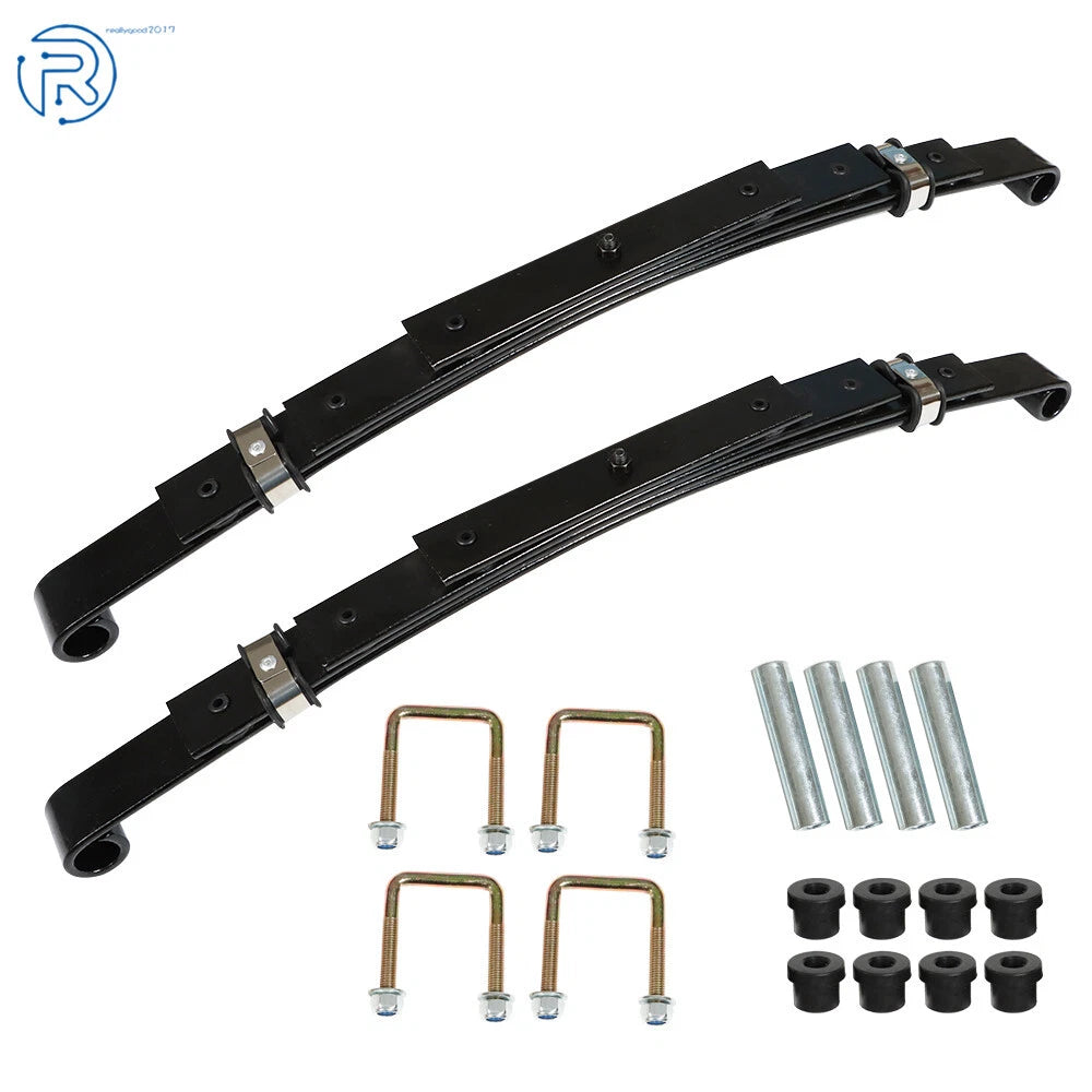 Set of 2 Heavy Duty Rear 4 Leaf Springs for EZGO TXT (1995–2013)
