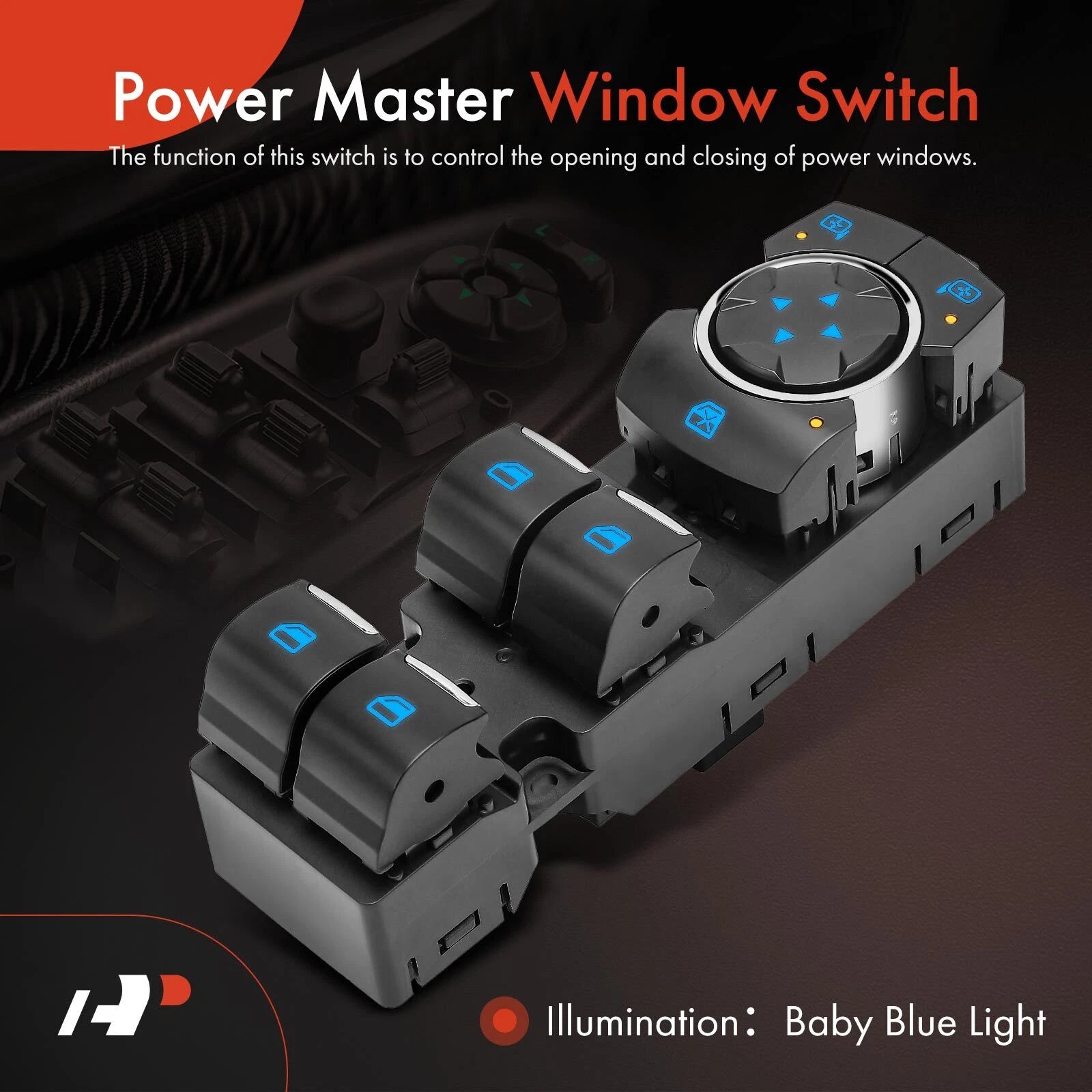 Power Window Switch for Ford F-150, Edge (2015-2020)