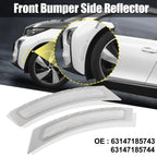 Pair of Front Bumper Reflectors for BMW 5 Series LCI (2011–2017) 63147185743 63147185744