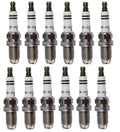 Set of 12 Bosch Super Spark Plugs Gap 0.035 for Audi BMW Chevy Porsche Suzuki VW