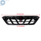 Front Bumper Grille for Subaru Crosstrek (2021–2023) Black Chrome Trim