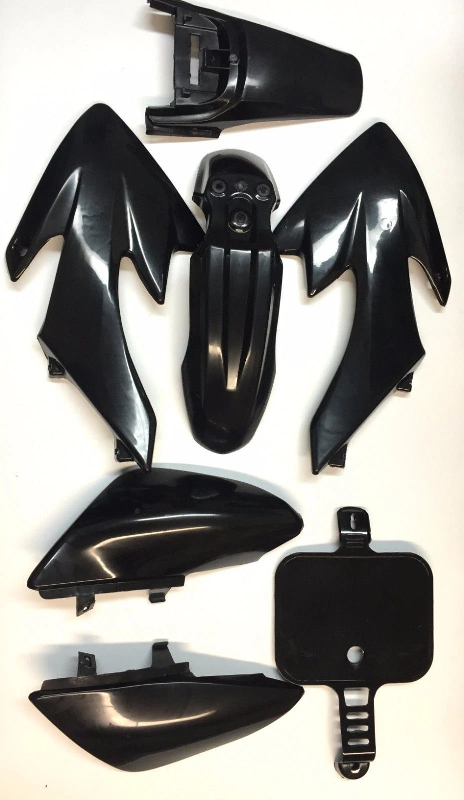Fender Kit for Honda CRF XR XR50 CRF50 125CC Pit (Black Plastic)