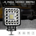 Adjustable 4 Inch LED Work Lights for ATV SUV (6000K)