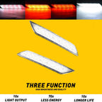 Rear LED Bumper Brake Reflector Light for Honda Civic Sedan (2013–2015)