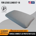 Center Console Armrest Lid Cover for Lexus LS460 (2007–2016) Gray Fleece