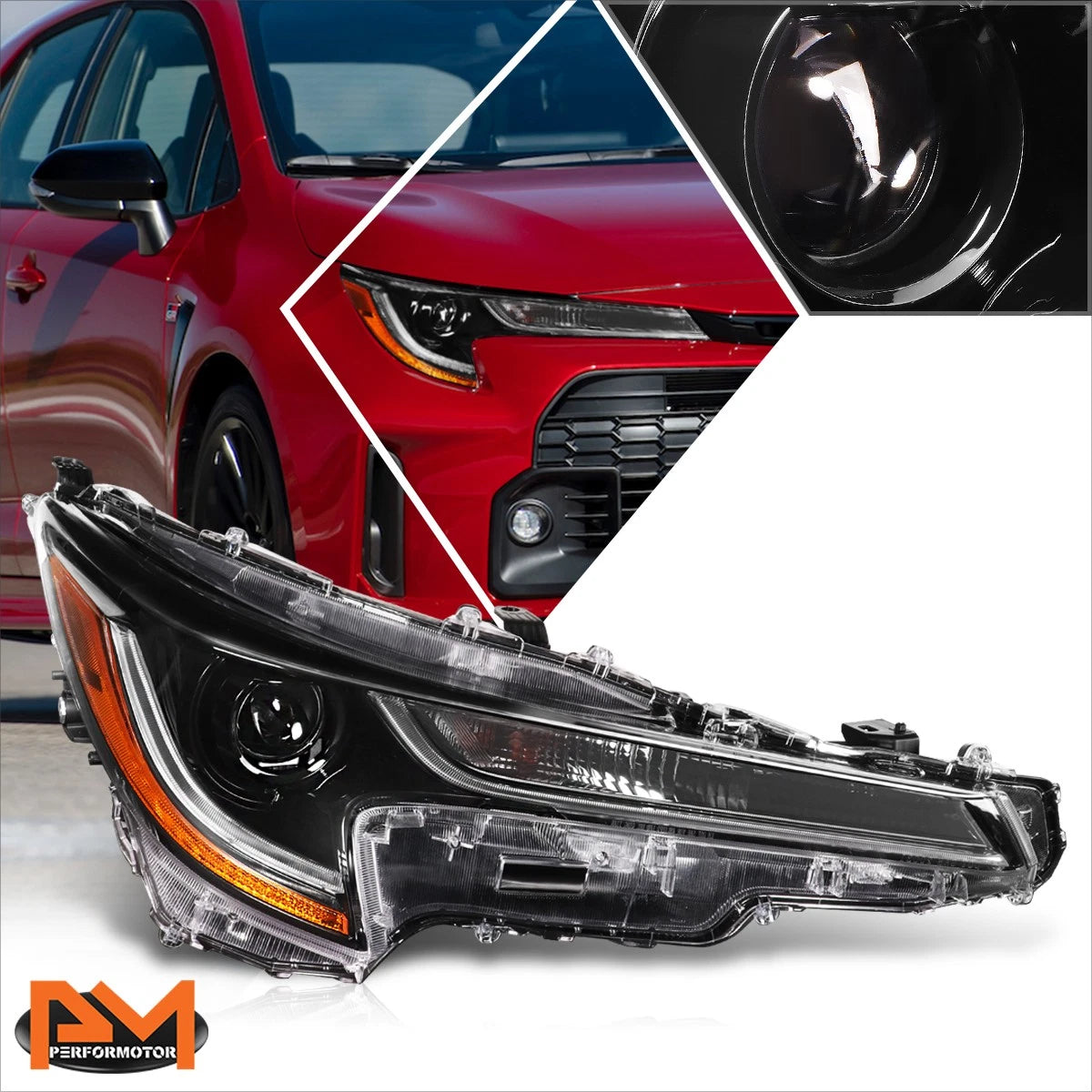 Right Side Convex Mirror Glass for Jeep Cherokee (2014–2023) w/ Blind Spot