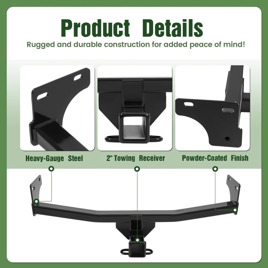Class 3 Trailer Hitch Receiver for Jeep Patriot Compass (2011–2017)