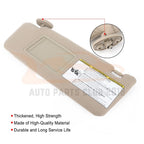 Left Driver Side Sun Visor for Toyota Tacoma (2005–2009) Tan Beige W/Mirror