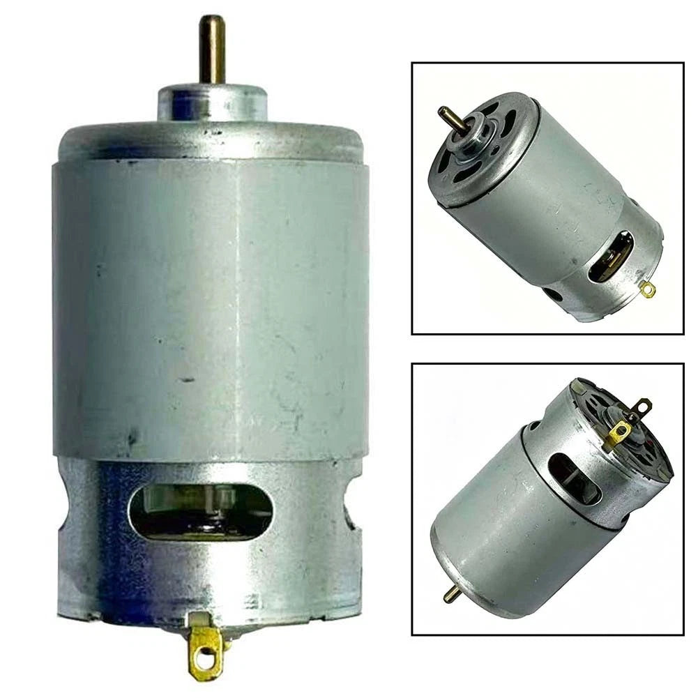550 Type Motor 25V 29000 RPM Silver Finish for Small Drill Units (N/A)